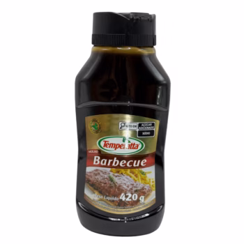 Molho Barbecue defumado Temperatta para costelinha e hambúrguer.