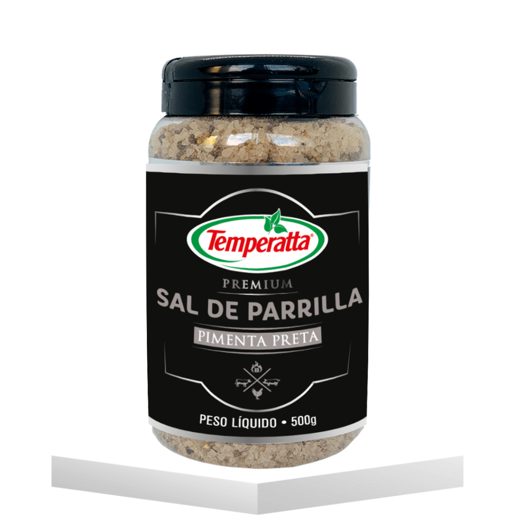 Sal de Parrilla Pimenta Preta