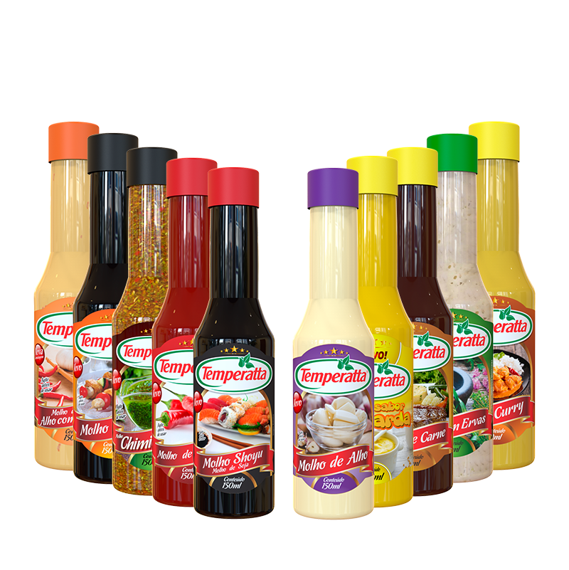 Combo Molhos 150ML - 6 Unid.