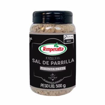 Sal de Parrilla Pimenta Preta